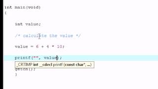 C Programming Tutorial   3   Comments and Math Functions
