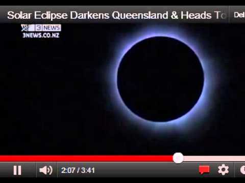 Den fantastiske solformørkelse i Australien den 14. november 2012