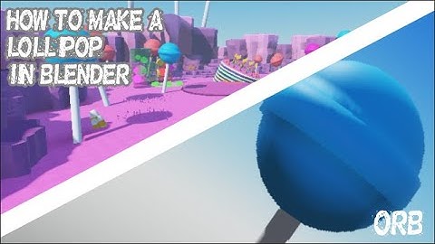 How To Make a Lollipop In Blender [ROBLOX] #1