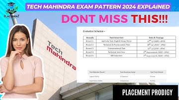 🔥Tech Mahindra 1st Round Exam Pattern Changed | Cut-Off | Continue Button Solution | Next Round
