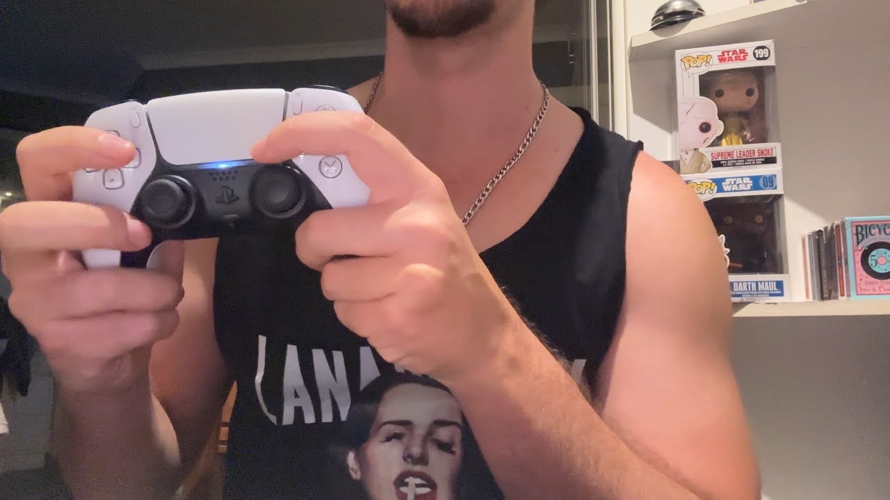 ASMR fast and aggressive ps5 controller sounds! 🎮 (lofi button smashing and whispers)