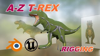 A to Z T-Rex - Character Rigging in Blender