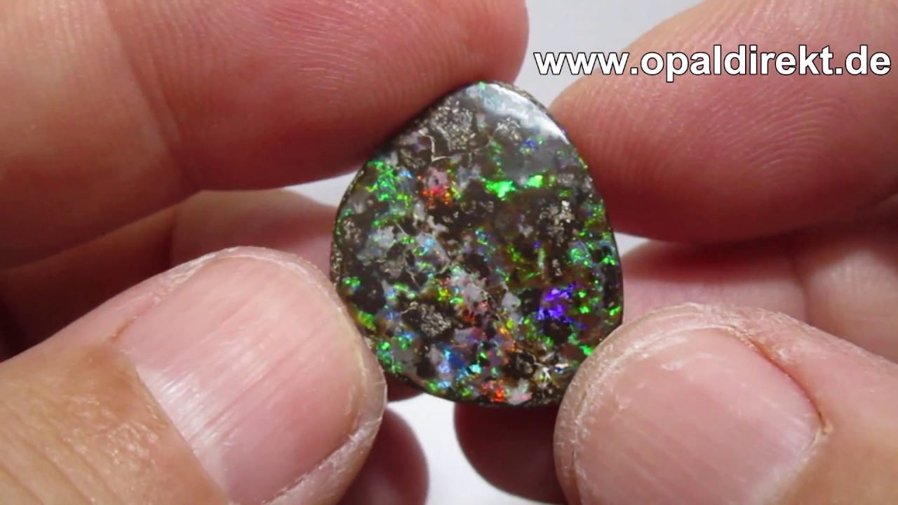 Boulderopal, Multicolor-Opal, Edelopal, Opal 001401 s