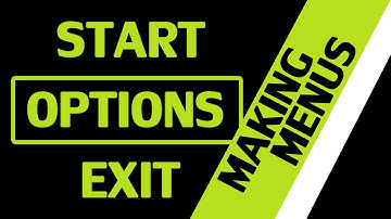 GameMaker Tutorial - Making Menus