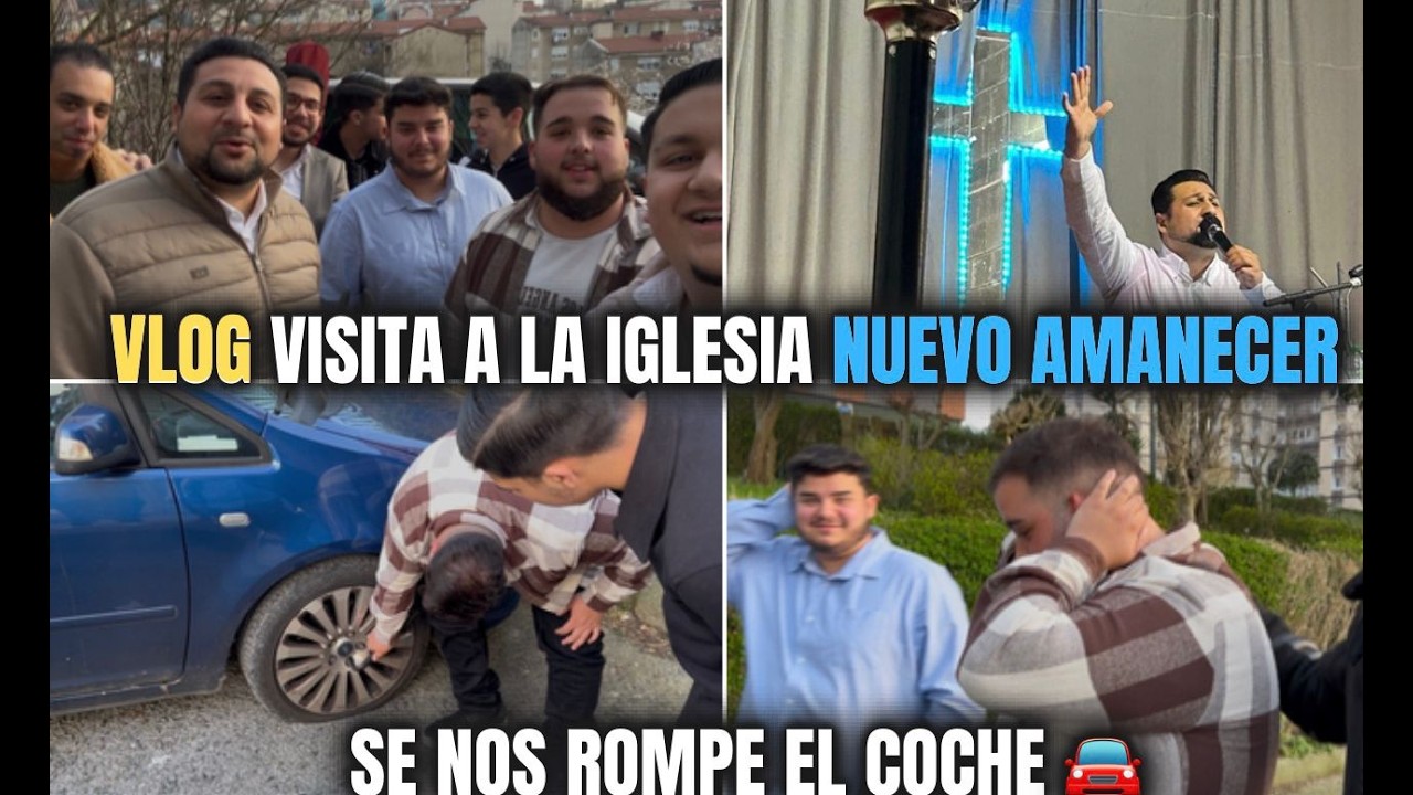 Se nos pincha una rueda (Visita a Iglesia Nuevo Amanecer)