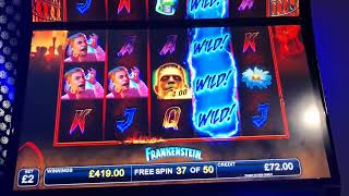 FRANKENSTEIN £2 stake max spin cashpot £200 #ukgambling #londontamil #london #gambling #tamil #slots screenshot 5