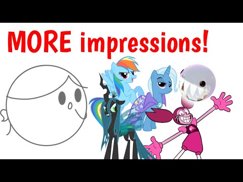 Non-voice actor tries voice impressions AGAIN!
