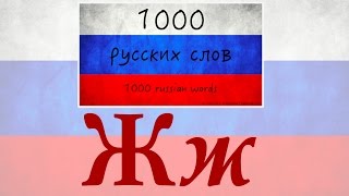 1000 Russian Words - 1000 Русский Слов - Жж