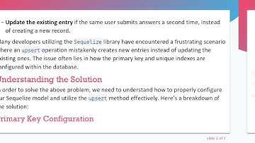 Solving Sequelize Upsert Issues: Preventing Duplicate Entries in MySQL
