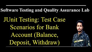 JUnit Testing | Test Case Scenarios for Bank Account | Balance, Deposit, Withdraw | Bangla Tutorial