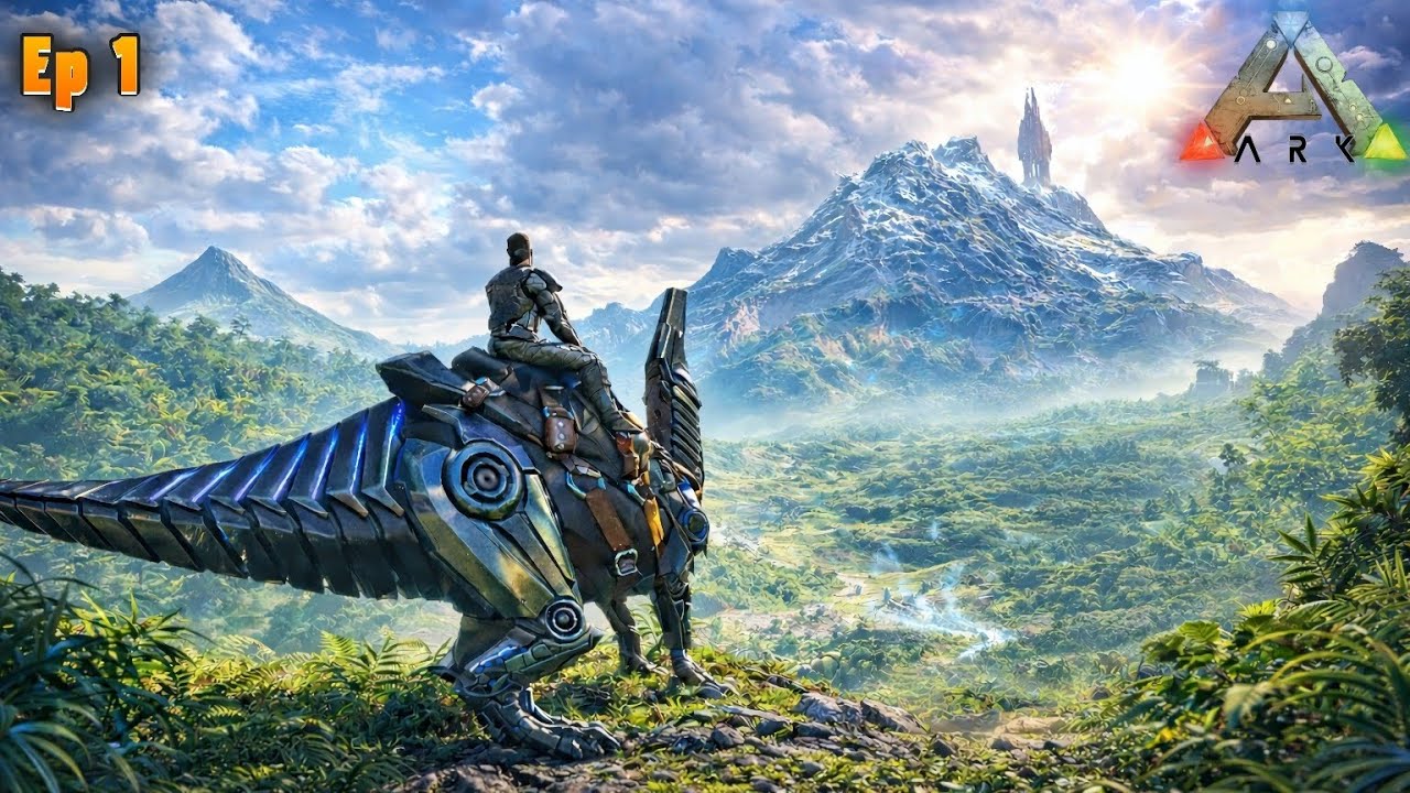 The Solo Ark Mobile Journey Begins! The Island Episode 01 😰