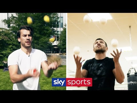Trying Vasiliy Lomachenko S Unorthodox Training Techniques Juggling Keepy Ups Youtube