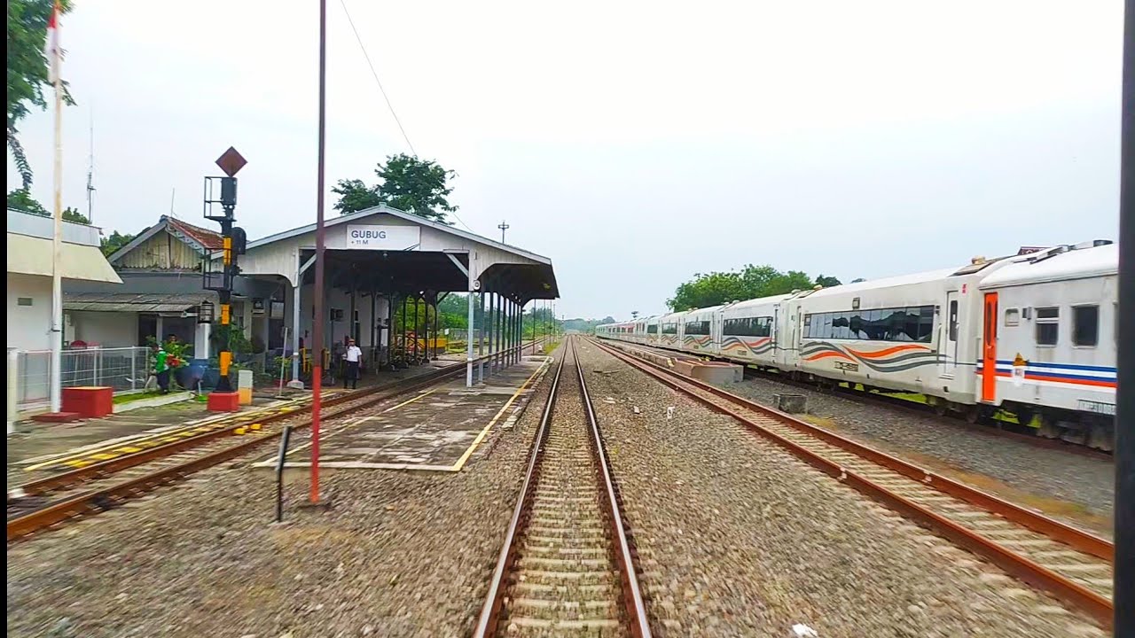BACKRIDE BY TRAIN | Stasiun Gubug sampai Stasiun Brumbung