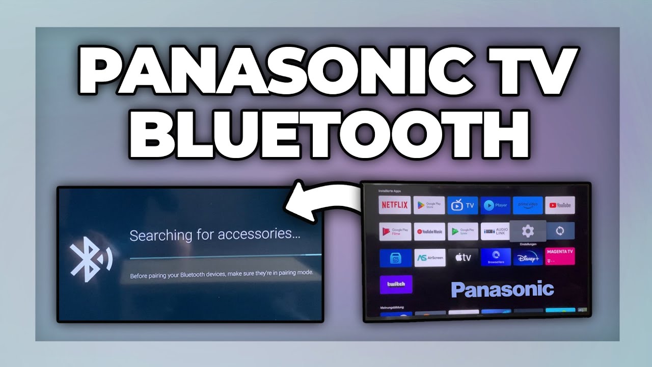 Panasonic TV bluetooth connect - Tutorial - YouTube