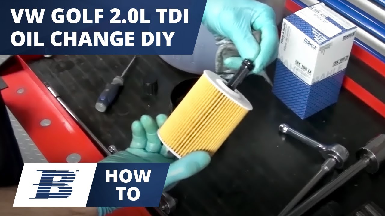 How To Change Oil And Oil Filter VW Golf TDI PD130