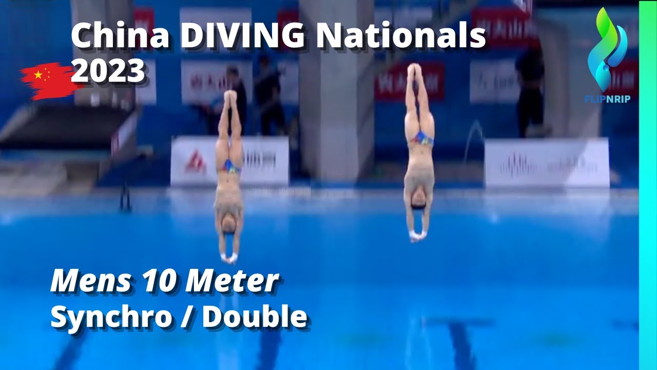 2023 RE-LIVE China Nationals Mens 10 Meters Synchro / Double Diving