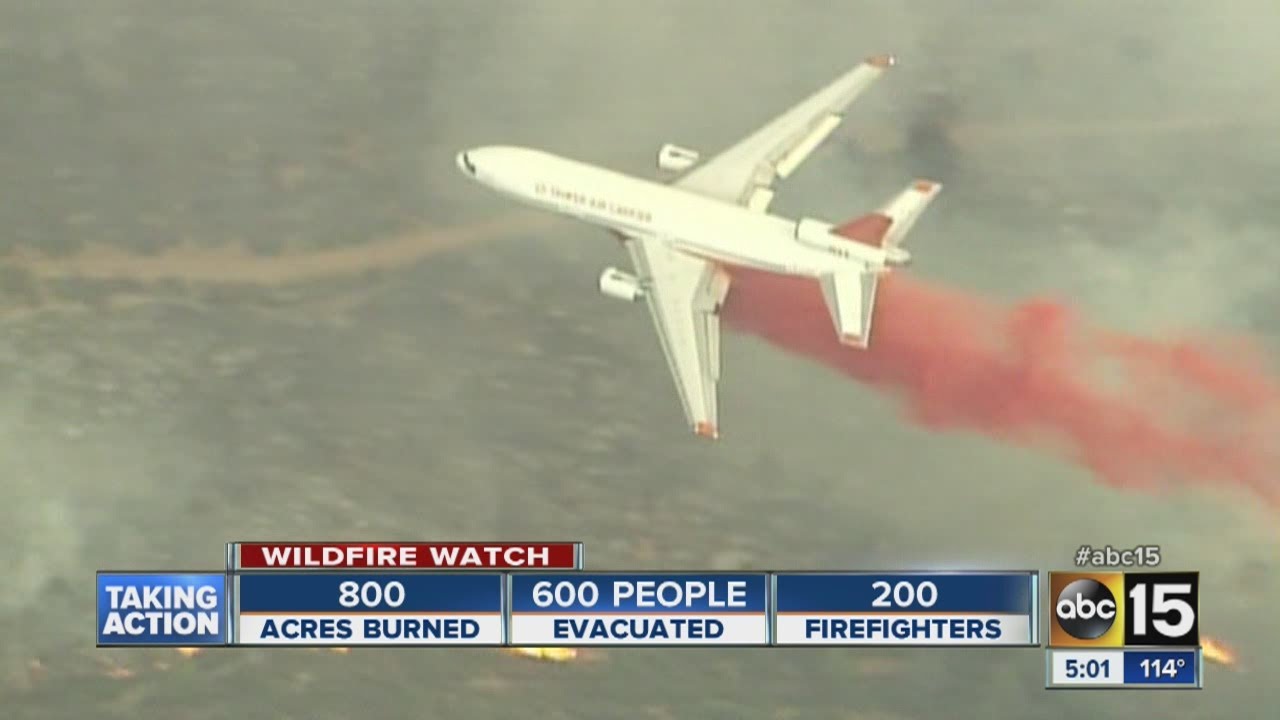 Yarnell Hill fire grows to over 800 acres