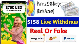 Planets 2048 Merge (Early Access) Planets 2048 merge app | Planets  merge real or fake | Withdrawal screenshot 5