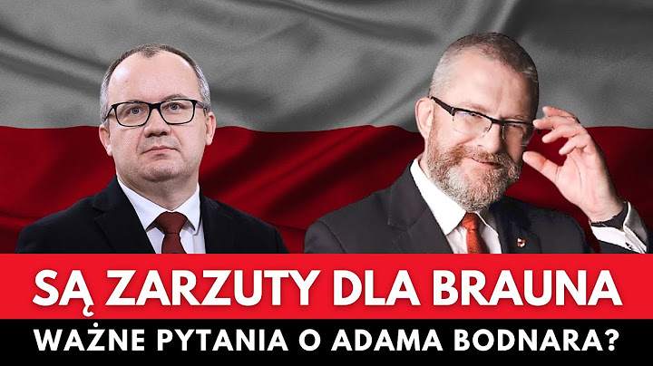 Shocking Charges Against Grzegorz Braun! What Does Adam Bodnar Brag About?