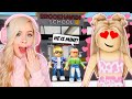 MEETING THE NEW BOY AT SCHOOL IN BROOKHAVEN! (ROBLOX BROOKHAVEN RP)