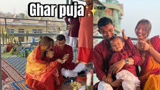 Ghar puja vlog. 