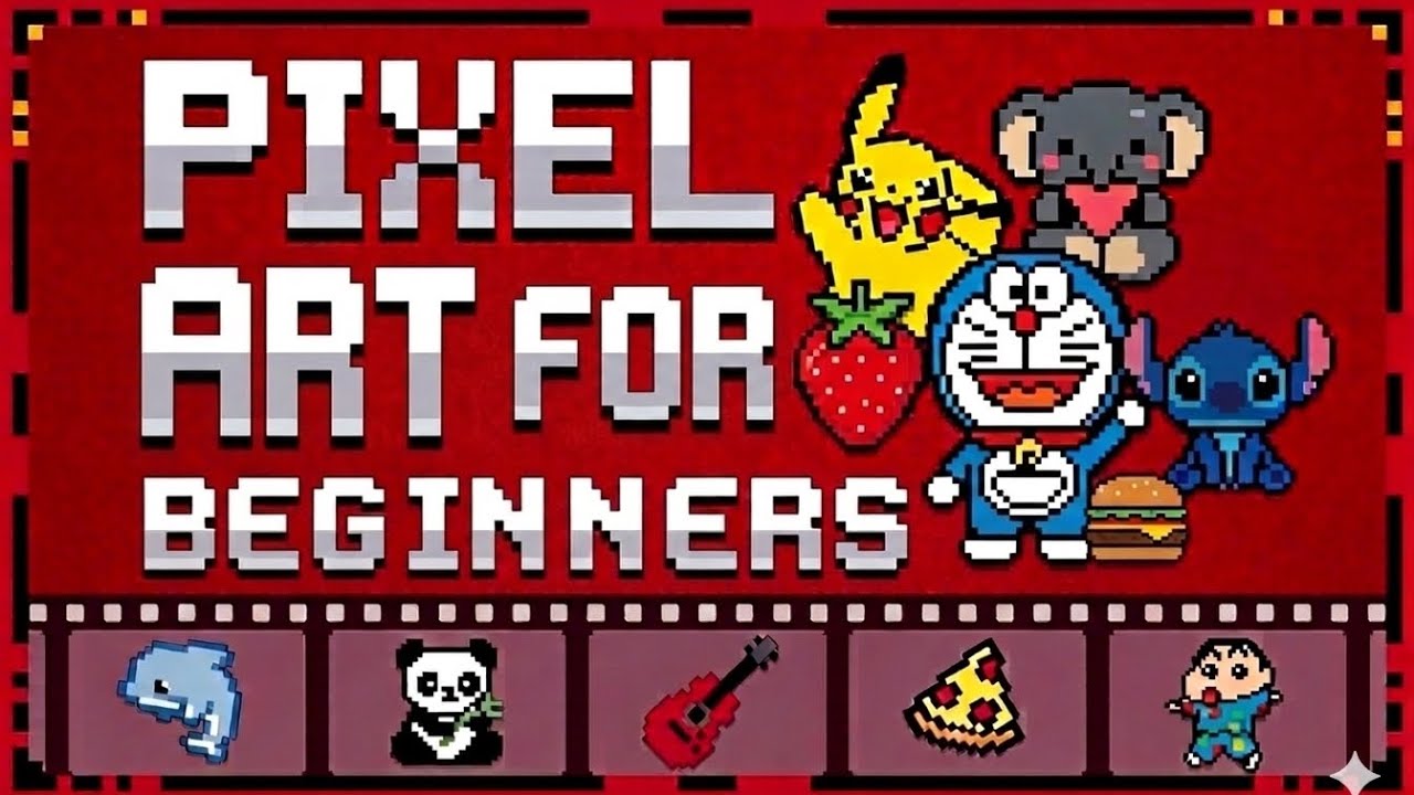 Pixel art for beginners | 20+ Easy Pixel Art Ideas #pixelart #art - YouTube