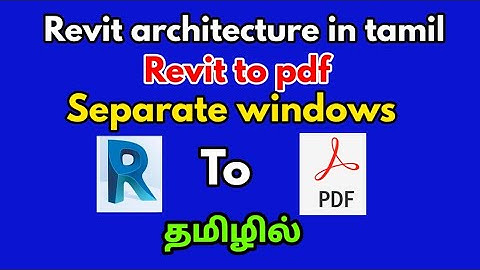 Revit architectures in tamil-Revit to pdf convert in tamil -Civil tamil