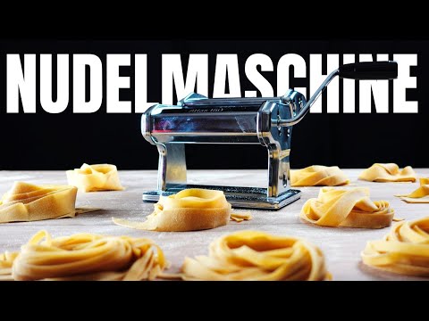 Perfekte PASTA mit der NUDELMASCHINE (einfache Anleitung)