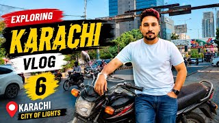 Exploring Karachi Vlog 6 | Busy Roads, City Life & Amazing Views | Watch Now |
