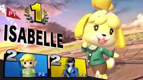 Running Away as Isabelle in Smash Ultimate
