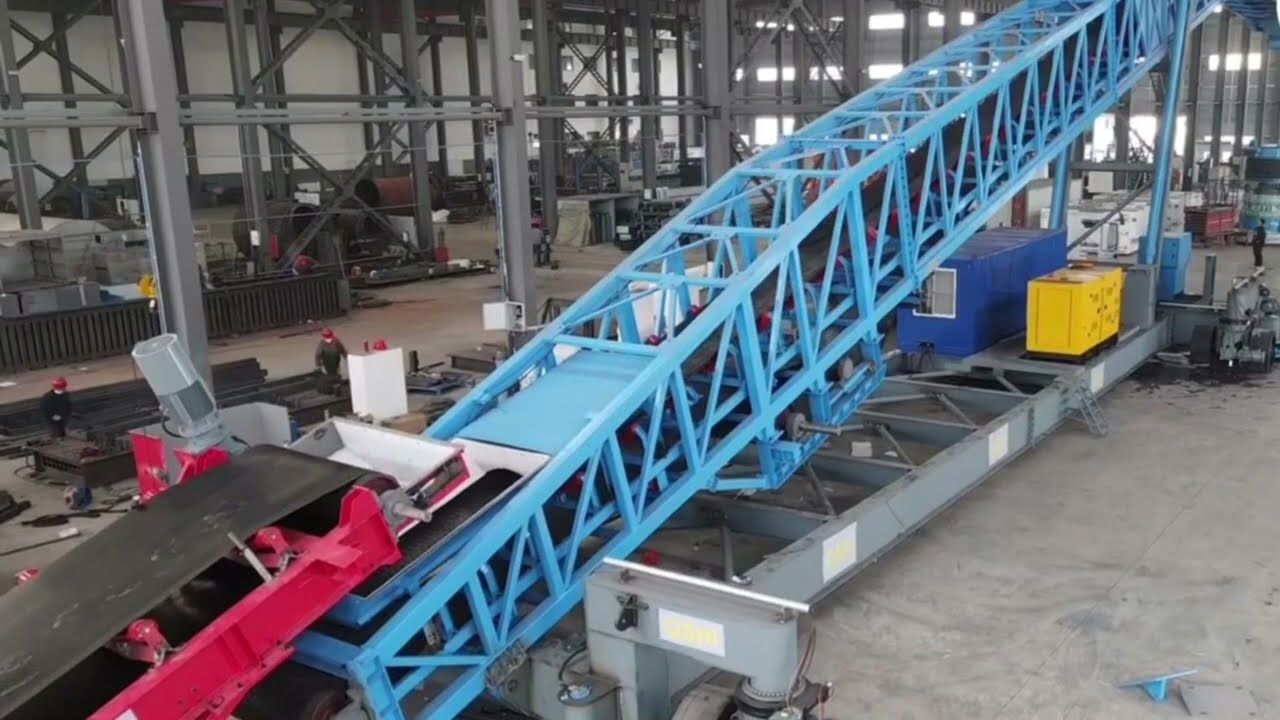 Cambered Boom Ship Loader for Bulk Material Handling