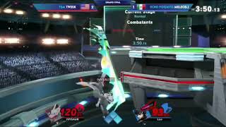 Evo 2019 smash ultimate MKLeo perfect 3 stock reverse to  Tweek!!! 😱