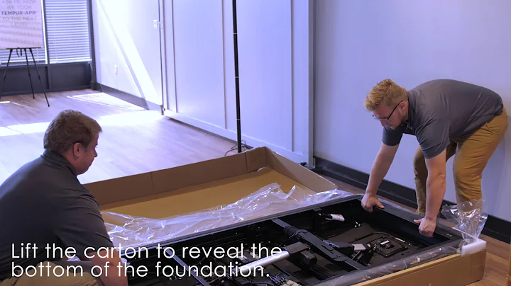 Tempur-Pedic Ergo Extend Delivery Setup Installation 2018 adjustable base model