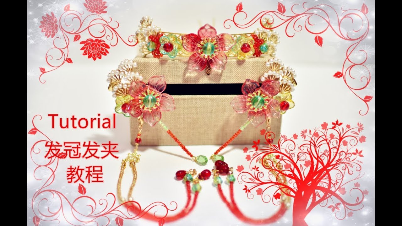 QingTian DIY - Hair Accessories Red Queen Hair Clips Hair Crown