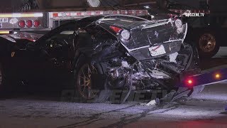 11.14.2018 | 9:22 pm los angeles - a ferrari california was totaled
after reported hit and run collision involving semi-truck, wednesday
night. police ...