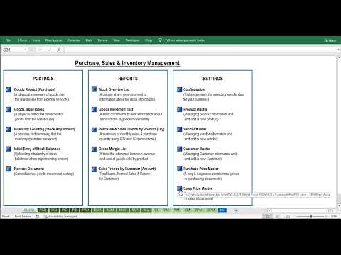 Mini-ERP Tutorial - 01. Introduction (Purchase, Sales & Inventory Management)