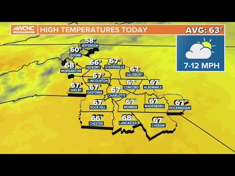 Expect above-normal temperatures Tuesday afternoon - YouTube