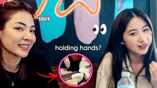 FayeYoko secretly holding hands under the table? For real?