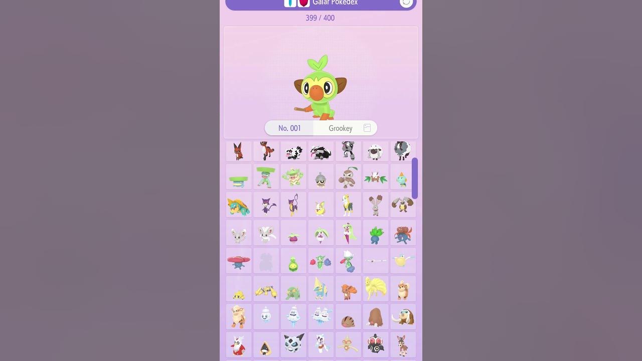 Pokemon Sword and Shield - Complete Pokedex All Pokemon Home Full Galar dex