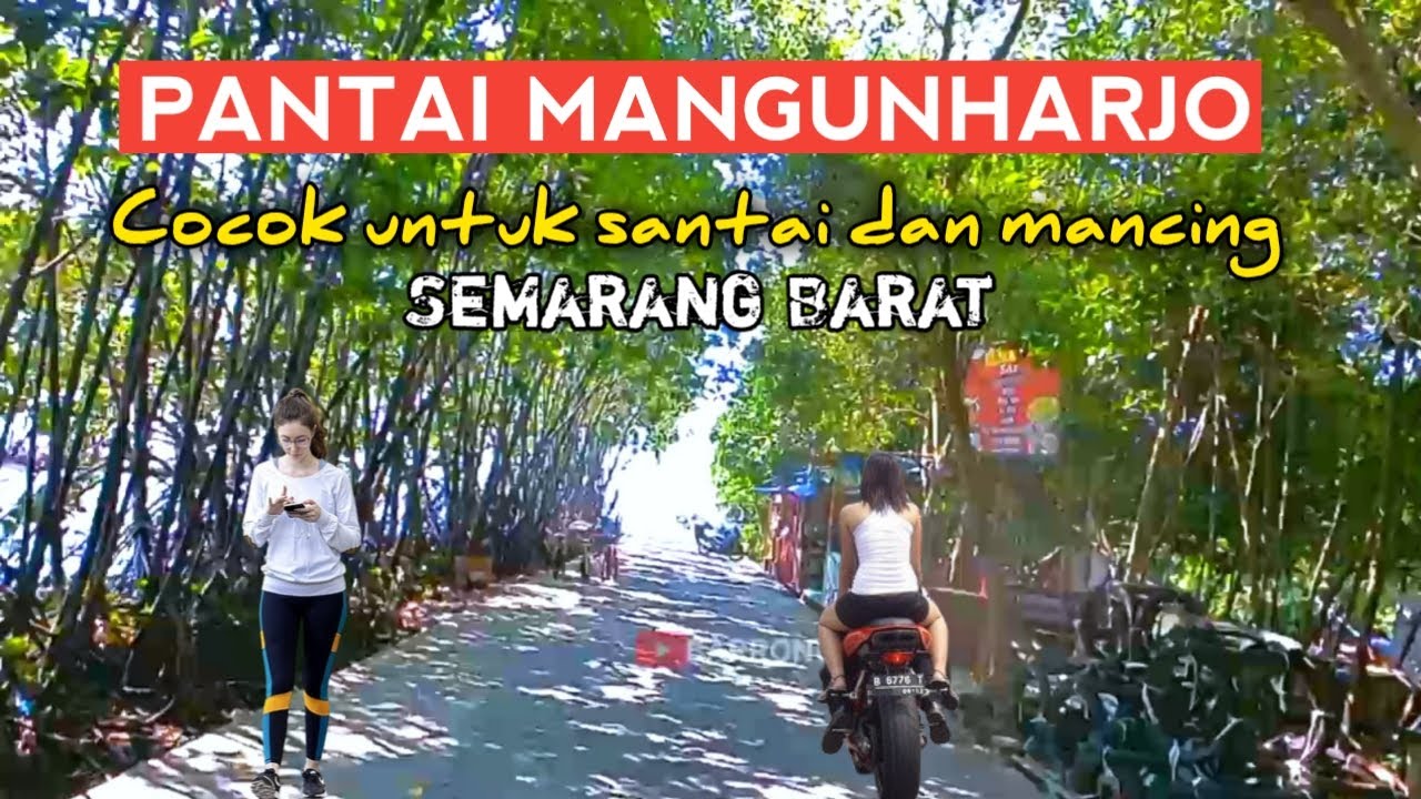 Cocok untuk santai dan mancing. Pantai Mangunharjo mangkang Semarang.
