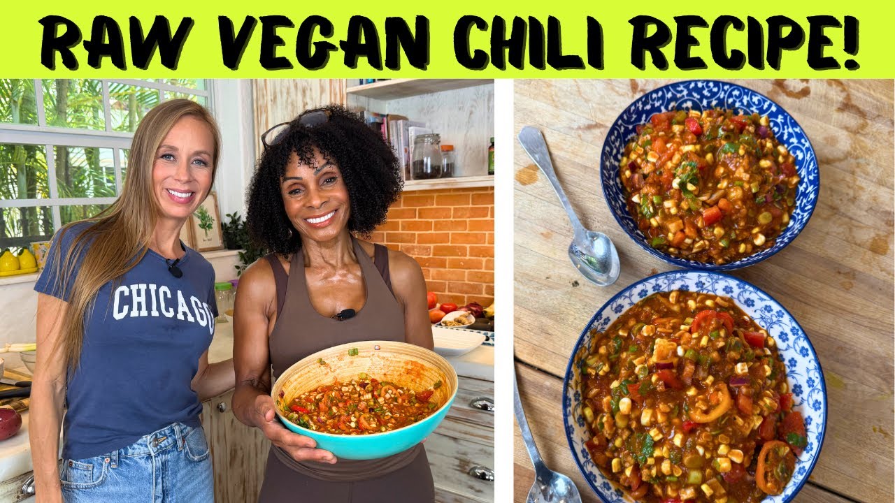 Chef Babette Shares Her Favorite RAW VEGAN CHILI RECIPE! 🤤