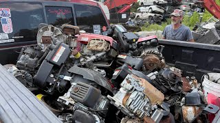 Loaded up my Truck and Trailer from My Honey Hole and Trip to Foss Recycling.