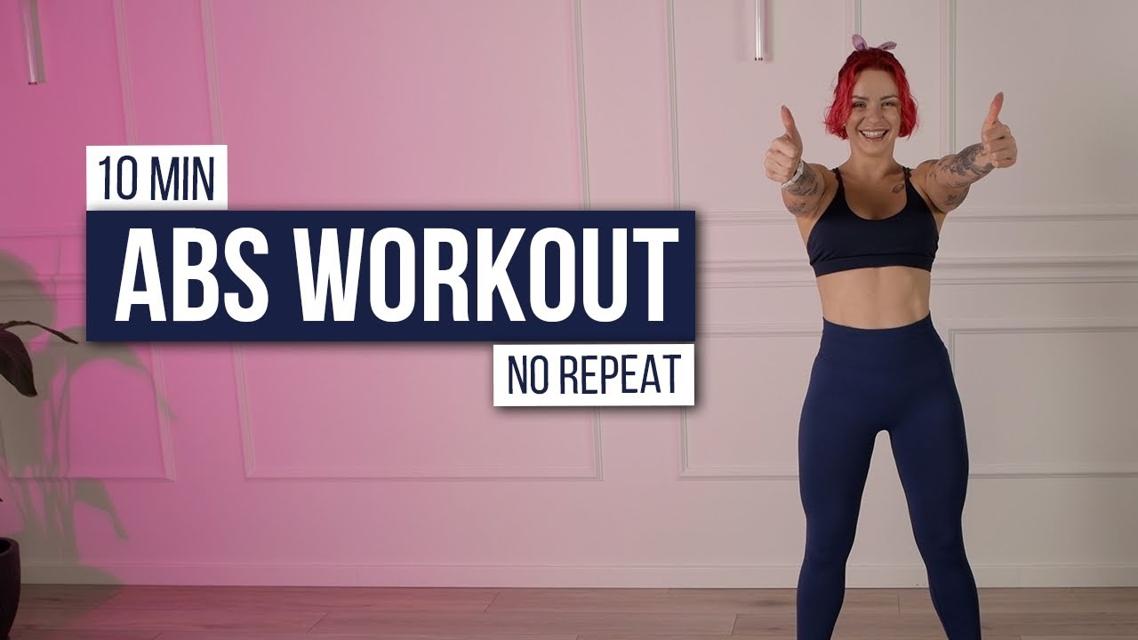 10-Minute Abs Workout At Home | No Equipment, No Repeat | Ultimate Core ...
