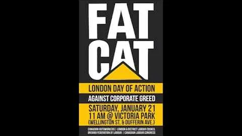 FAT CAT: voices from the London Day of Action