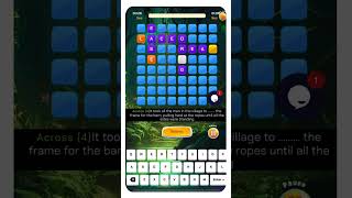 Puzzle Grid Game // Word Game #CFT  #quiz #games #crossword #puzzle