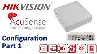 hikvision acusense 7100 series installation part 1