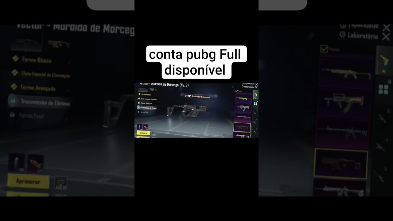 vendo contas de pubg mobile com v&aacute;rias skins e itens do passe 🔥#shorts #pubg #pubgmobile #pubgshorts