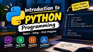 Python Programming for Beginners 🐍 | Introduction to Python & Basics