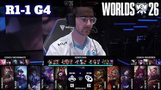 KC vs C9 - Game 4 | Round 1 S16 LoL Worlds 2026 Play-Ins | Cloud 9 vs Karmine Corp G4 Full