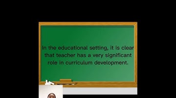 #11 LESSON 4.4 STAKEHOLDERS IN CURRICULUM IMPLEMENTATION